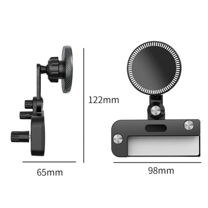 For Tesla Model 3/Y Car Magnetic Phone Holder Rotatable Car Navigation Mount, Style: Square - Car Holders by buy2fix | Online Shopping UK | buy2fix