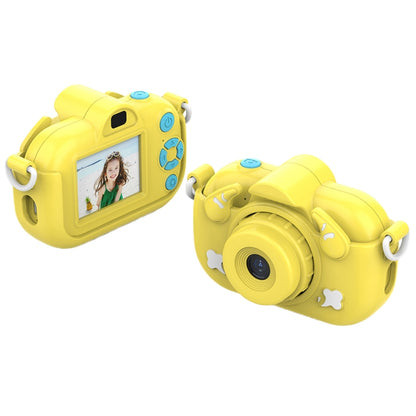 DC501 2.0-Inch 4X Zoom HD Digital Camera Mini Children Photography Camera, Color: Yellow - Children Cameras by buy2fix | Online Shopping UK | buy2fix