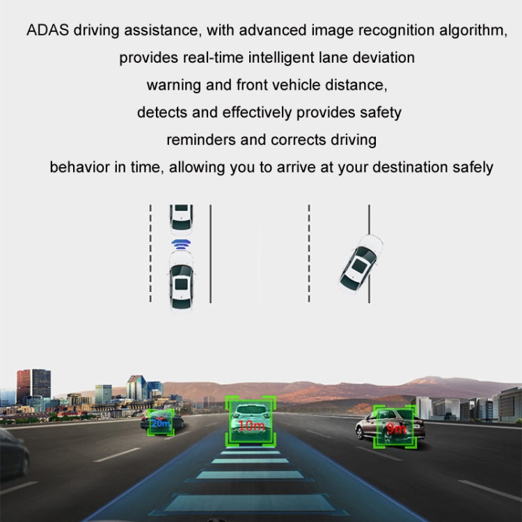 Android ADAS HD Night Vision 1080P USB Driving Recorder, Model: Single Lens(No Card) - Car DVRs by buy2fix | Online Shopping UK | buy2fix