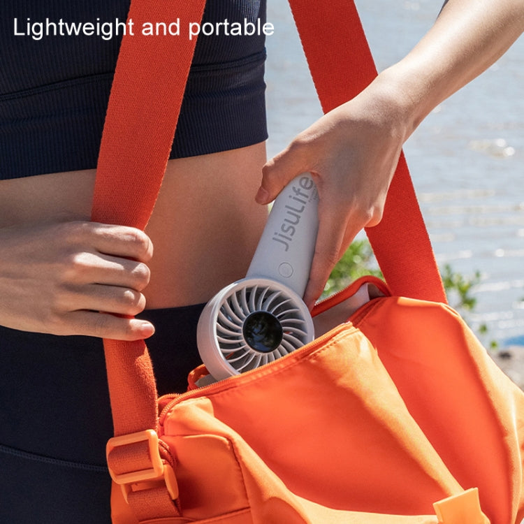 JisuLife Life4 Handheld Portable Small Rechargeable Fan, Battery Capacity: 5000mAh Gray - Electric Fans by JisuLife | Online Shopping UK | buy2fix