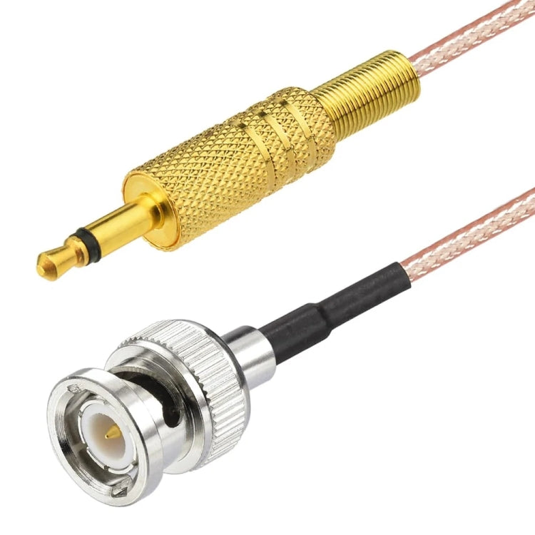 100cm BNC Male To 3.5mm Male Stereo Adapter Coaxial Power Audio RG316 Cable - Connectors by buy2fix | Online Shopping UK | buy2fix