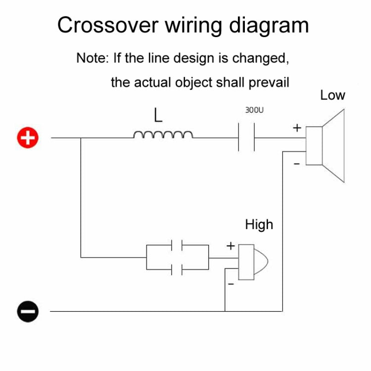 PUV-W2 High And Low 2-Way Audio Crossover Hi-Fi Speaker Conversion Divider - Audio Crossover by buy2fix | Online Shopping UK | buy2fix