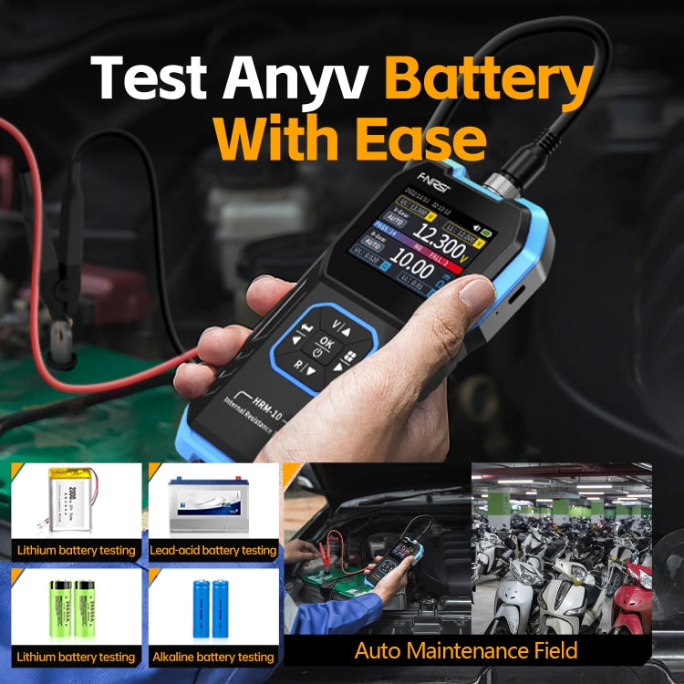 FNIRSI 18650 Lithium Battery Internal Resistance Voltage Measuring Instrument(HRM-10) - Battery & Resistance Tester by FNIRSI | Online Shopping UK | buy2fix