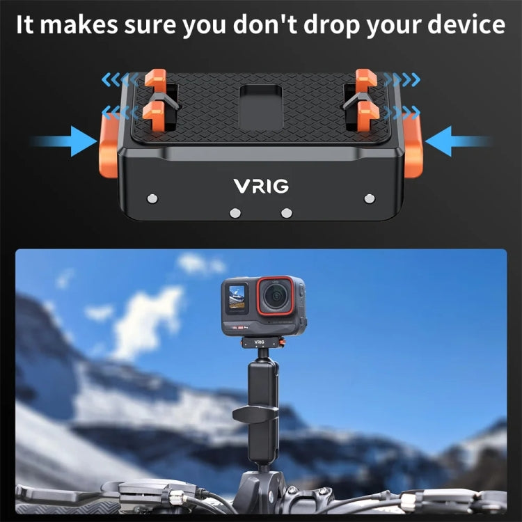 VRIG Magnetic Quick Release Adapter for Action Camera , Spec: Base+Top Cover Kit - Mount & Holder by buy2fix | Online Shopping UK | buy2fix