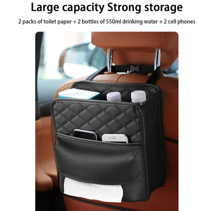 2 In 1 Car Seat Back Storage Hanging Tissue Bag, Style: Enlarged - Stowing Tidying by buy2fix | Online Shopping UK | buy2fix