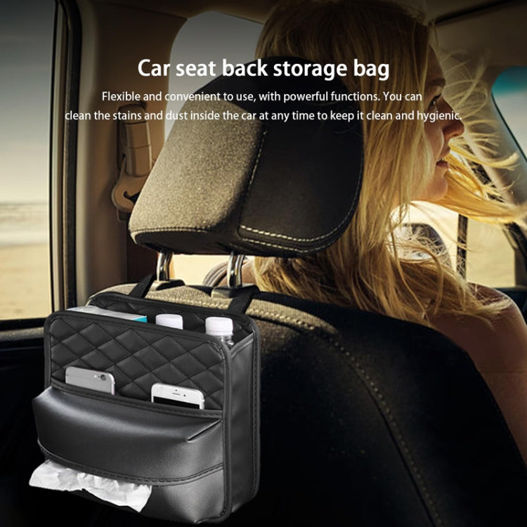 2 In 1 Car Seat Back Storage Hanging Tissue Bag, Style: Enlarged - Stowing Tidying by buy2fix | Online Shopping UK | buy2fix