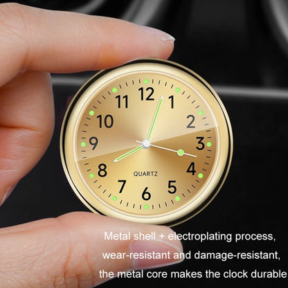 Car Digital Electronic Quartz Luminous Clock, Color: Gold - Clocks & Car Meters by buy2fix | Online Shopping UK | buy2fix