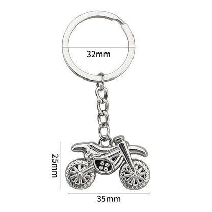 Simulation Cool Motorcycle Keychain Metal Decoration Pendant, Style: X-034 - Key Rings by buy2fix | Online Shopping UK | buy2fix