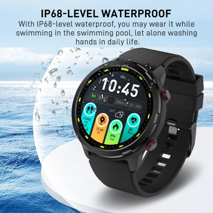 Outdoor GPS Sport Watch 1.32inch HD Round Screen Multi Sport Mode Smartwatch(Black) - Smart Watches by buy2fix | Online Shopping UK | buy2fix