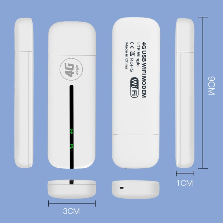 Asian Version U5-5M 4G WiFi Dongle USB Plug-In Router Mobile Hotspot - 4G Mobile Wifi by buy2fix | Online Shopping UK | buy2fix