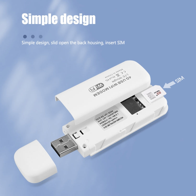 Asian Version U5-5M 4G WiFi Dongle USB Plug-In Router Mobile Hotspot - 4G Mobile Wifi by buy2fix | Online Shopping UK | buy2fix