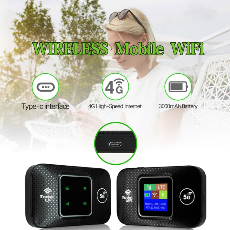 M9S-LCD Eurasian Version 4G Portable WiFi Plug-in Wireless Router Car WiFi - 4G Mobile Wifi by buy2fix | Online Shopping UK | buy2fix