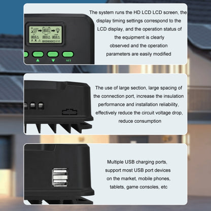 12V-24V 50A WIFI Remote MPPT Home Energy Storage Control System Solar Controller, Model: CM-D50 - Others by buy2fix | Online Shopping UK | buy2fix