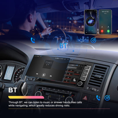 4+64G For Volkswagen Touareg 7-Inch Car WiFi Player Android 13 System Support CarPlay/Android Auto With AHD Camera and Mic - Car Monitor by buy2fix | Online Shopping UK | buy2fix