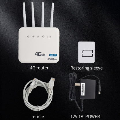 American Version 4G WiFi6 VOLTE CPE Wireless SIM Card Router With RJ45+RJ11, US Plug - Wireless Routers by buy2fix | Online Shopping UK | buy2fix