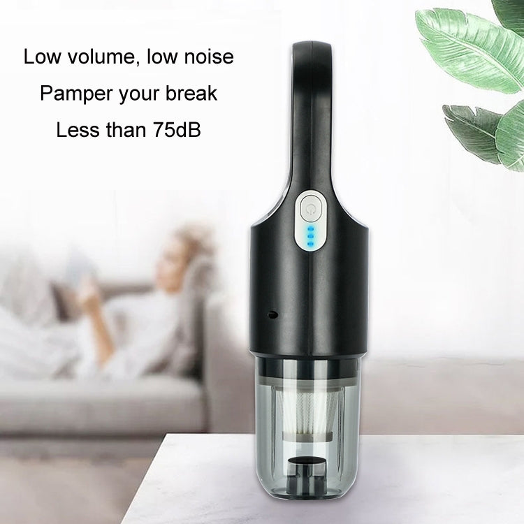 Wireless Car-mounted High-power Suction Handheld Vacuum Cleaner, Color: White Two-speed Adjustment 11.1V - Vacuum Cleaner by buy2fix | Online Shopping UK | buy2fix