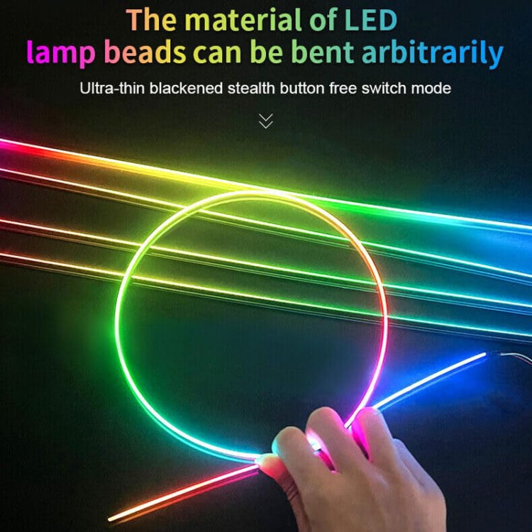 22 in 1 Car Hidden Acrylic LED Colorful Decorative Atmosphere Light Strip - Atmosphere lights by buy2fix | Online Shopping UK | buy2fix