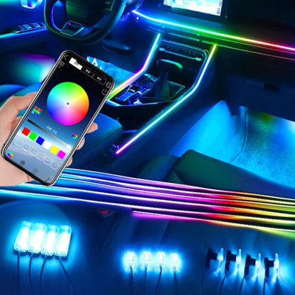 22 in 1 Car Hidden Acrylic LED Colorful Decorative Atmosphere Light Strip - Atmosphere lights by buy2fix | Online Shopping UK | buy2fix