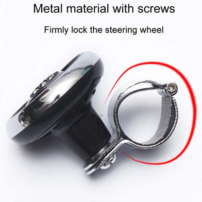 Car Steering Wheel Foldable Ball Bearing Turning Booster, Style: Silver - Steering Wheel Accessories by buy2fix | Online Shopping UK | buy2fix