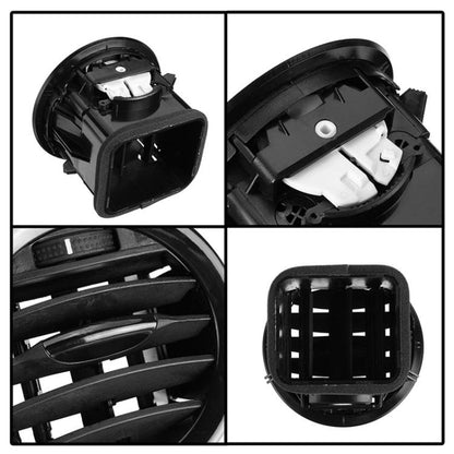 For Vauxhall Adam / Corsa D Car Air Conditioning Vents(Black) - Air Conditioning System by buy2fix | Online Shopping UK | buy2fix