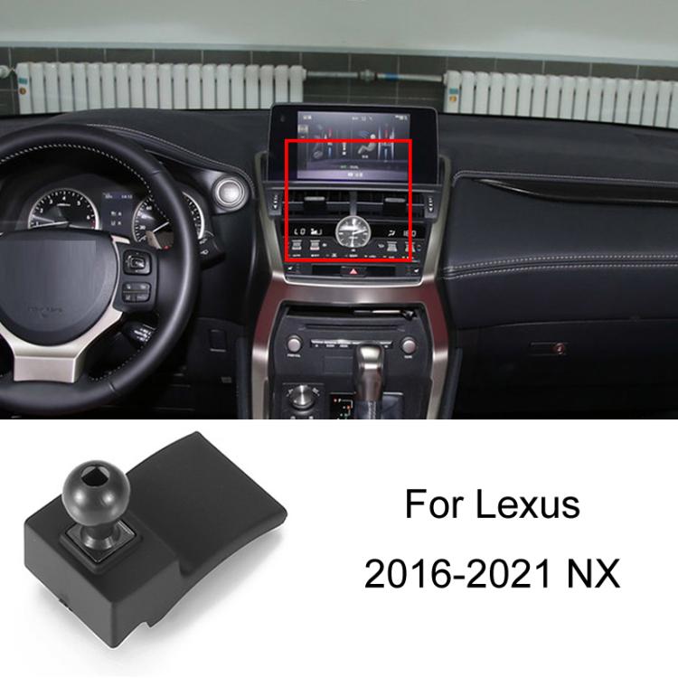 For Lexus Car Special Mobile Phone Navigation Bracket Base, Model: 16-21 NX - Special Car Holders by buy2fix | Online Shopping UK | buy2fix