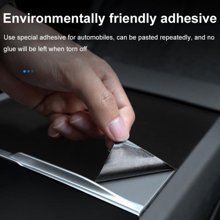 For Tesla Model 3 Renewed Center Console Panel Protection Sticker, Color: Carbon Fiber Grain - Car Interior Mouldings by buy2fix | Online Shopping UK | buy2fix