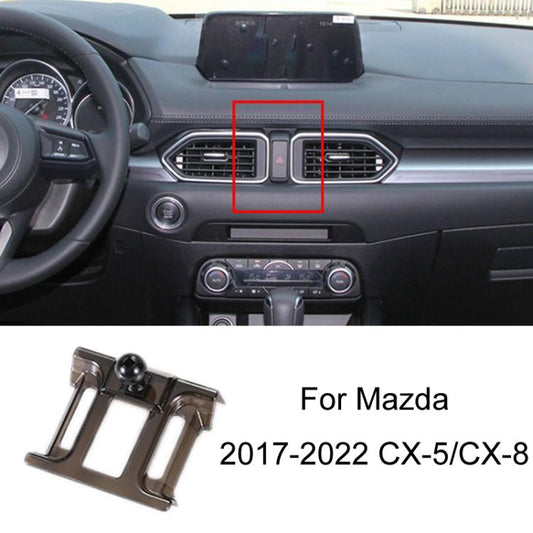 For Mazda Car-Mounted Special Mobile Phone Navigation Bracket Base, Model: 17-22 CX-5/CX-8 - Special Car Holders by buy2fix | Online Shopping UK | buy2fix