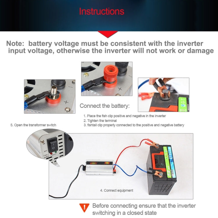 SUVPR DY-LG1000S 1000W DC 12V to AC 220V 50Hz Pure Sine Wave Car Power Inverter with Universal Power Socket - Pure Sine Wave by SUVPR | Online Shopping UK | buy2fix