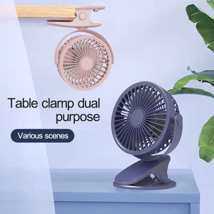 Desktop Portable USB Mini Clip Fan (Blue) - Electric Fans by buy2fix | Online Shopping UK | buy2fix