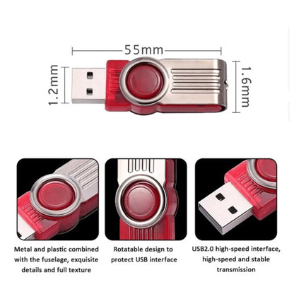 USB2.0 Twister Flash Drive U-disk, Memory: 128GB - USB Flash Drives by buy2fix | Online Shopping UK | buy2fix