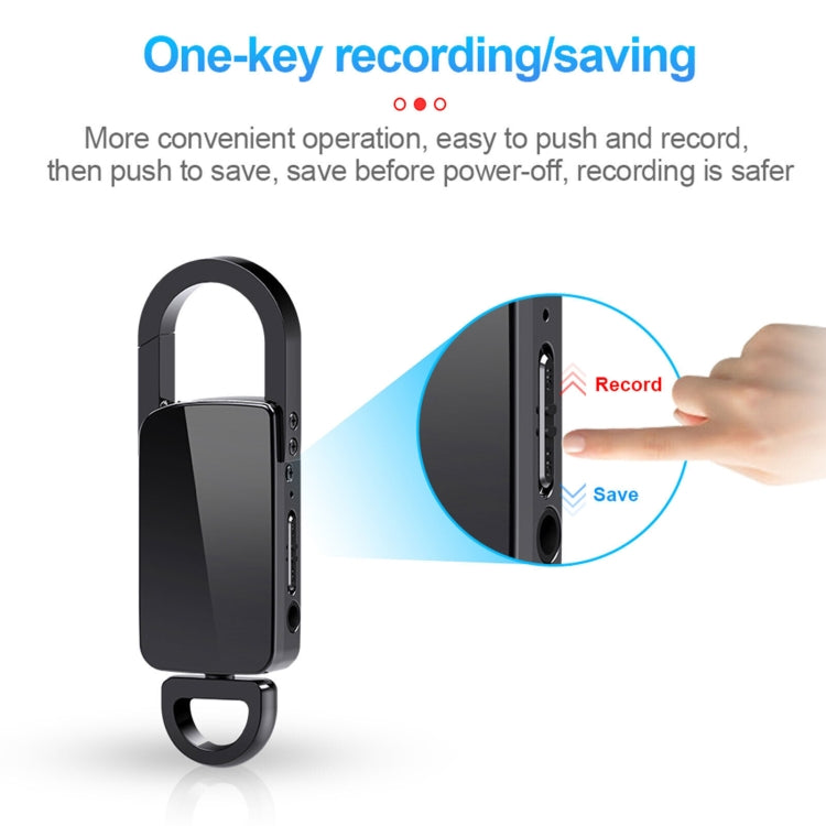 S20 8GB Keychain HD Noise Reduction Portable Recording Pen - U-Disk Recorder by buy2fix | Online Shopping UK | buy2fix