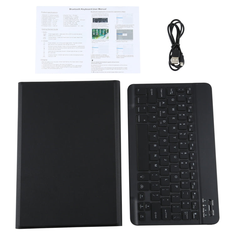 AM10S Detachable Bluetooth Backlight Keyboard Ultrathin Horizontal Flip Leather Tablet Case with Holder for Lenovo M10 Plus 10.3 inch X606F(Black) - Lenovo Keyboard by buy2fix | Online Shopping UK | buy2fix