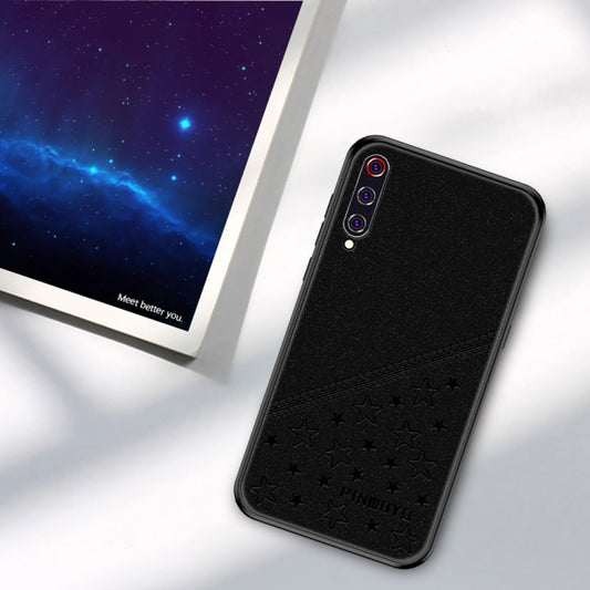 PINWUYO Full Coverage Waterproof Shockproof PC+TPU+PU Case for Xiaomi Mi 9(Black) - Xiaomi Cases by dibase | Online Shopping UK | buy2fix