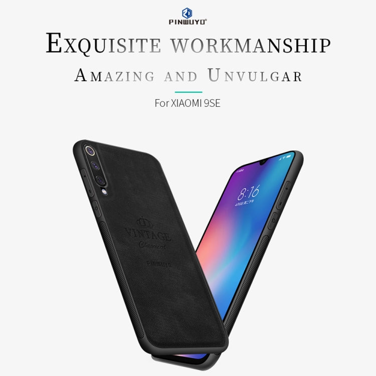 PINWUYO Shockproof Waterproof Full Coverage PC + TPU + Skin Protective Case for Xiaomi Mi 9 SE(Blue) - Xiaomi Cases by dibase | Online Shopping UK | buy2fix