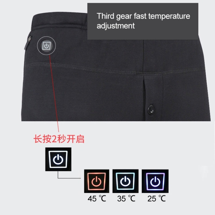 USB Secure Smart Thermostat Hair Hot Pants for Men (Color:Black Size:XL) - Pants by buy2fix | Online Shopping UK | buy2fix