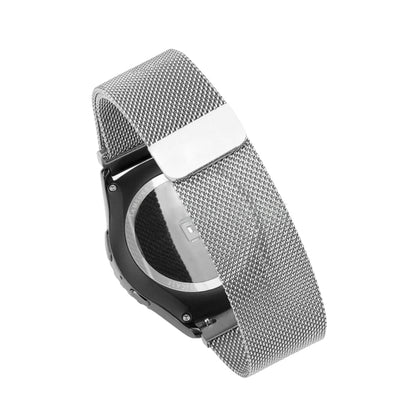 Watch Loop Magnetic Closure Clasp Stainless Steel Watchband for Samsung Gear S2 Classic / S2(Silver) - Smart Wear by buy2fix | Online Shopping UK | buy2fix