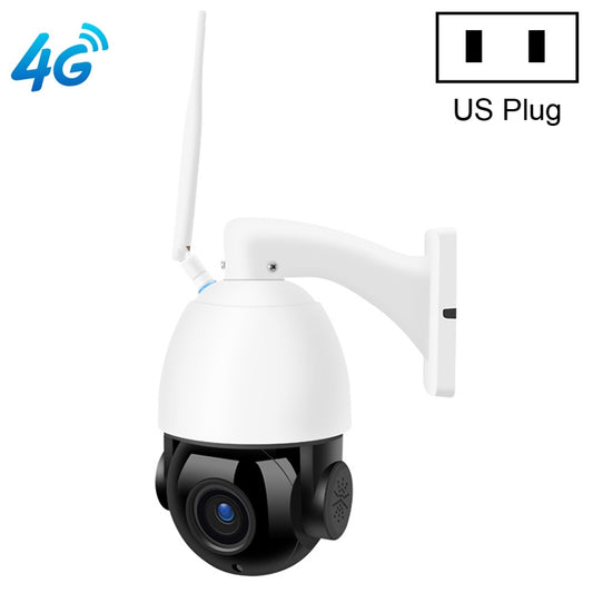 QX5 4G (EU Version) 2.0 Million Pixels 1080P HD 20X Zoom Dome Smart Camera, Support Infrared Night Vision / Motion Detection / Voice Intercom / TF Card, US Plug - Security by buy2fix | Online Shopping UK | buy2fix