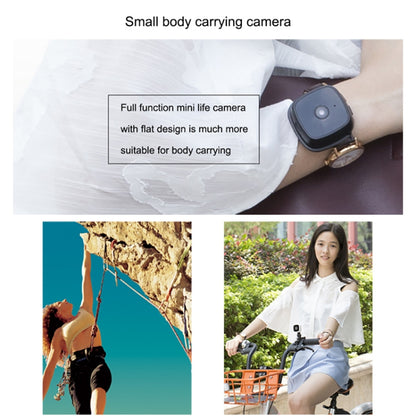 CAMSOY C9 HD 1280 x 720P 70 Degree Wide Angle Wireless WiFi Wearable Intelligent Surveillance Camera, Support Infrared Right Vision & Motion Detection Alarm & Loop Recording & Timed Capture(White) - Security by CAMSOY | Online Shopping UK | buy2fix