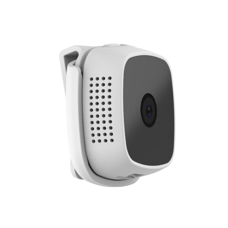 CAMSOY C9 HD 1280 x 720P 70 Degree Wide Angle Wireless WiFi Wearable Intelligent Surveillance Camera, Support Infrared Right Vision & Motion Detection Alarm & Loop Recording & Timed Capture(White) - Mini Camera by CAMSOY | Online Shopping UK | buy2fix