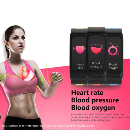 DTNO.1 F4 0.95 inches IPS Color Screen Smart Bracelet IP68 Waterproof, Support Call Reminder /Heart Rate Monitoring /Blood Pressure Monitoring /Sleep Monitoring / Blood Oxygen Monitoring (Red) - Smart Wear by DTNO.1 | Online Shopping UK | buy2fix