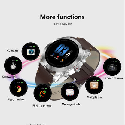 DTNO.1 S10 1.3 inches TFT Color Screen Smart Bracelet IP68 Waterproof, Silicone Watchband, Support Call Reminder /Heart Rate Monitoring /Sleep Monitoring /Multi-sport Mode (Black) - Smart Wear by DTNO.1 | Online Shopping UK | buy2fix