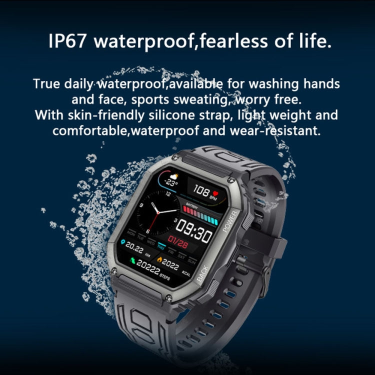 KR06 Waterproof Pedometer Sport Smart Watch, Support Heart Rate / Blood Pressure Monitoring / BT Calling(Green) - Smart Wear by buy2fix | Online Shopping UK | buy2fix