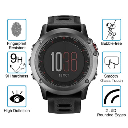 For Garmin Fenix 3 0.26mm 2.5D 9H Tempered Glass Film Screen Protector - Smart Wear by buy2fix | Online Shopping UK | buy2fix