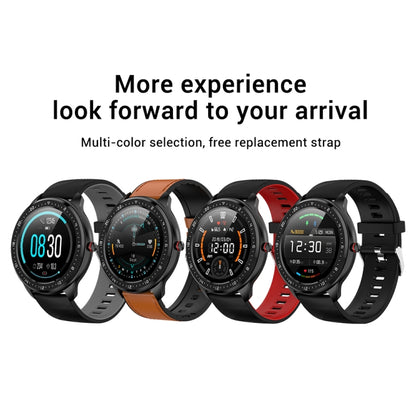 Z06 Fashion Smart Sports Watch, 1.3 inch Full Touch Screen, 5 Dials Change, IP67 Waterproof, Support Heart Rate / Blood Pressure Monitoring / Sleep Monitoring / Sedentary Reminder (Black Grey) - Smart Wear by buy2fix | Online Shopping UK | buy2fix