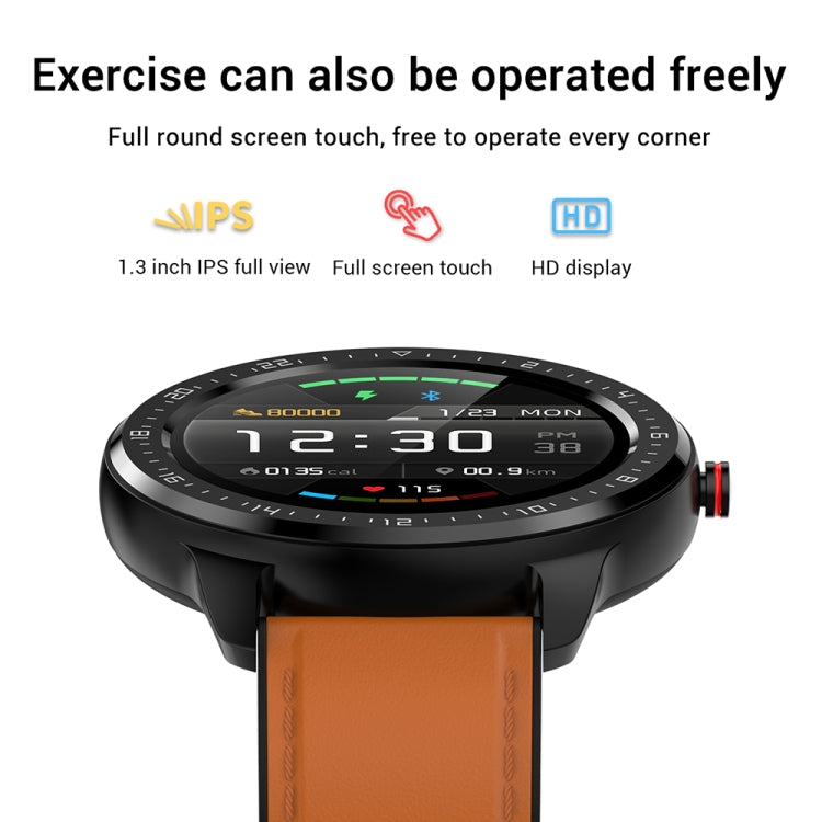 Z06 Fashion Smart Sports Watch, 1.3 inch Full Touch Screen, 5 Dials Change, IP67 Waterproof, Support Heart Rate / Blood Pressure Monitoring / Sleep Monitoring / Sedentary Reminder (Black Grey) - Smart Wear by buy2fix | Online Shopping UK | buy2fix