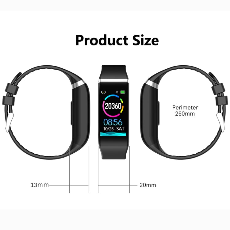 C919 1.14 inch IPX67 Waterproof Smartwatch, Support Call Reminder/ Heart Rate Monitoring /Blood Pressure Monitoring/ Sleep Monitoring (Black) - Smart Wear by buy2fix | Online Shopping UK | buy2fix