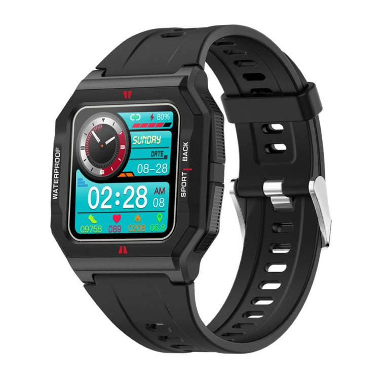 Lokmat FT10 1.3 inch IPS Touch Screen Waterproof Smart Watch, Support Music Play / Heart Rate / Blood Pressure Monitor(Black) - Smart Watches by Lokmat | Online Shopping UK | buy2fix