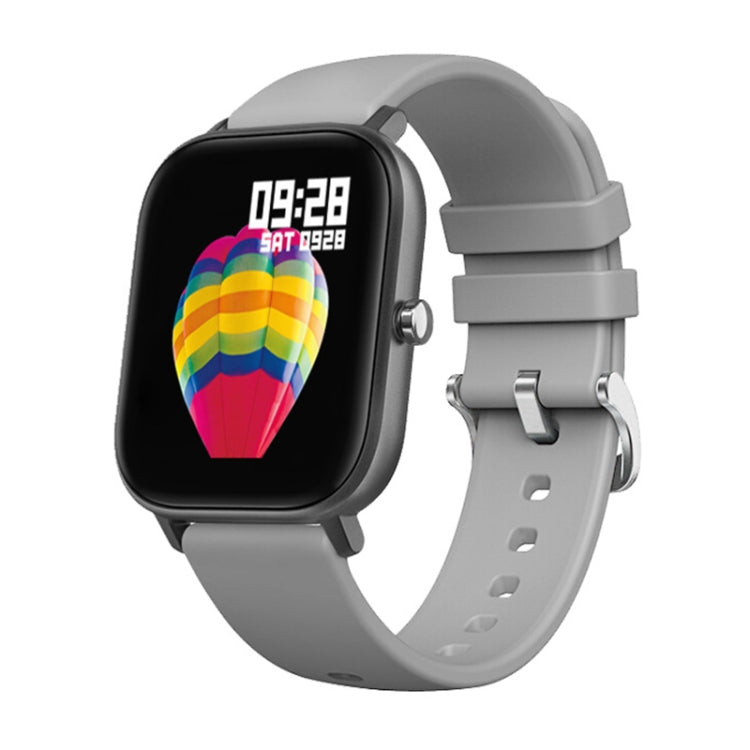 LOKMAT P8 1.4 inch Screen Waterproof Health Smart Watch, Pedometer / Sleep / Heart Rate Monitor (Silver Grey) - Smart Watches by Lokmat | Online Shopping UK | buy2fix