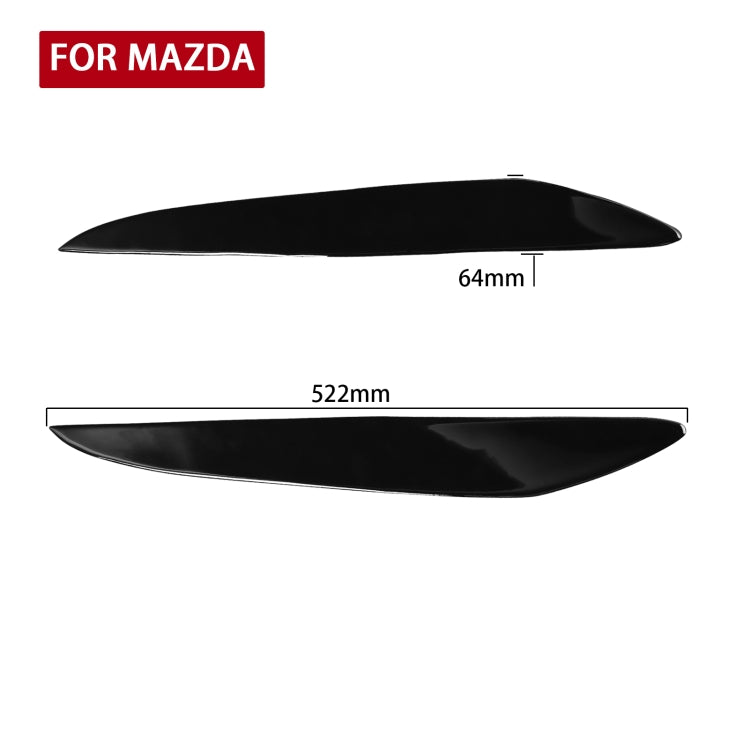 Car ABS Light Eyebrow For Mazda 3 2010-2013 - In Car by buy2fix | Online Shopping UK | buy2fix