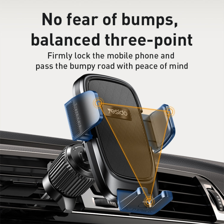 Yesido C241 Adjustable Car Air Vent Mobile Phone Holder - Car Holders by Yesido | Online Shopping UK | buy2fix